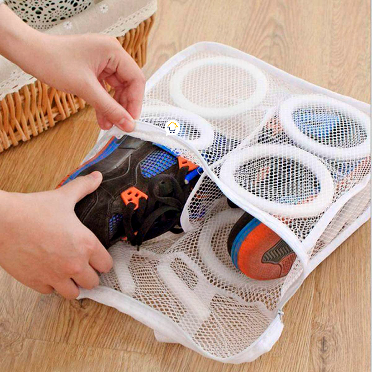 Miniatura 5 de Malla Para Lavar Zapatos Lavadora XX001